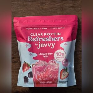 New Javvy Strawberry Acai Refreshers 13.2 oz